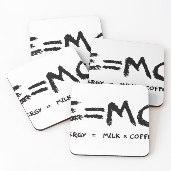 Item preview, E=MC² Coffee Formula – Fun Science Design for Coffee Lovers designed and sold by Mavriboy.