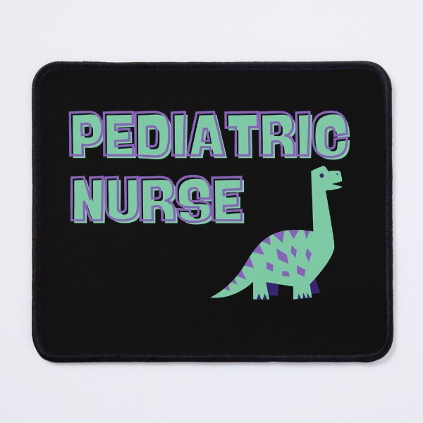 Item preview, Pediatric Nurse Green cute Dinosaur with Stethoscope RN designed and sold by medoutfits.