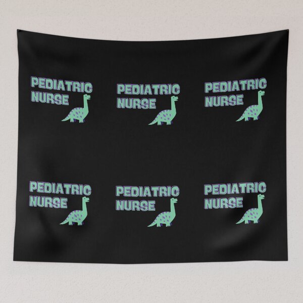 Item preview, Pediatric Nurse Green cute Dinosaur  with Stethoscope RN designed and sold by medoutfits.