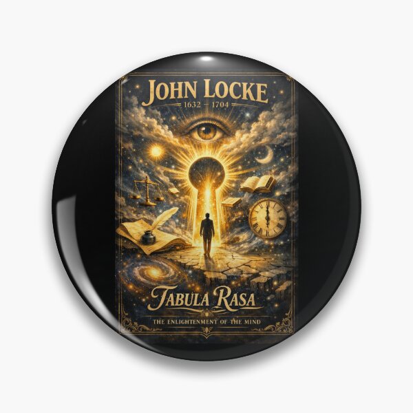Item preview, John Locke Philosopher Poster designed and sold by Halifaxartguy.