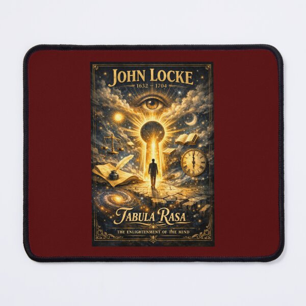 Item preview, John Locke Philosopher Poster designed and sold by Halifaxartguy.