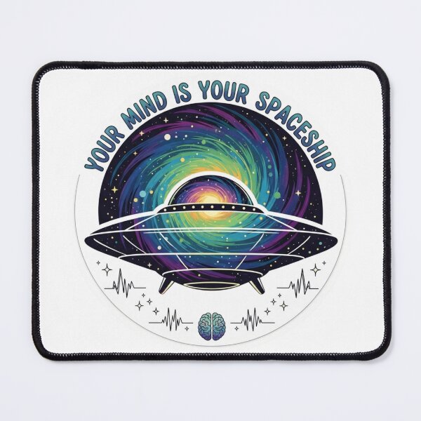 Item preview, Your Mind Is Your Spaceship – Cosmic Mindset Rocket Design designed and sold by Altair_.