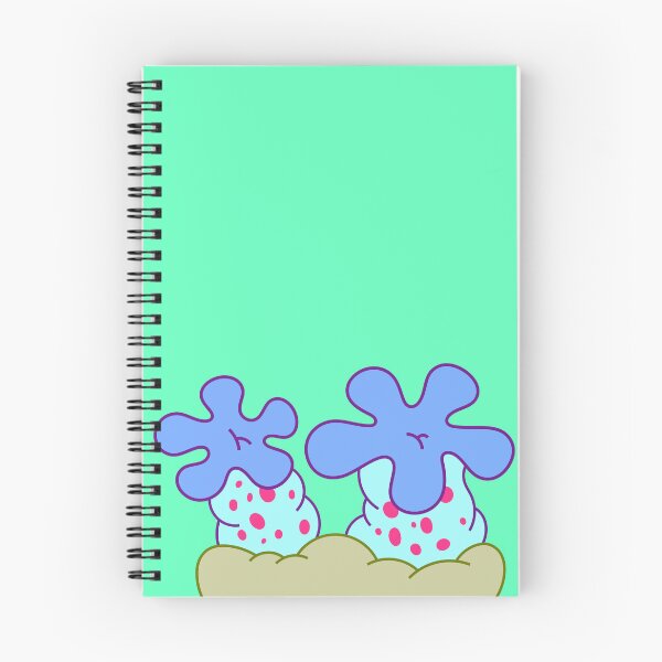 Item preview, Bikini Botton BLUE FLOWERS 3 - SpongeBob designed and sold by DibujandoPorfa.