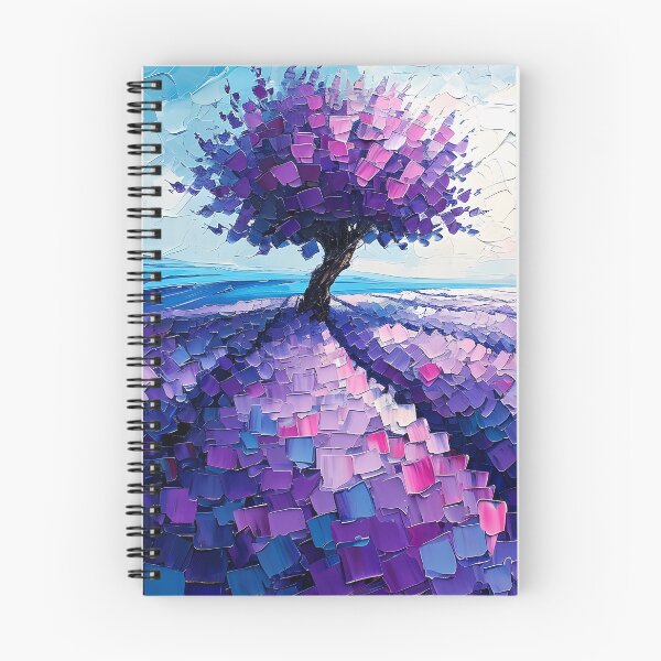 Item preview, Impressionist Fantasy Purple Pink Tree On A Hill  designed and sold by DEC02.
