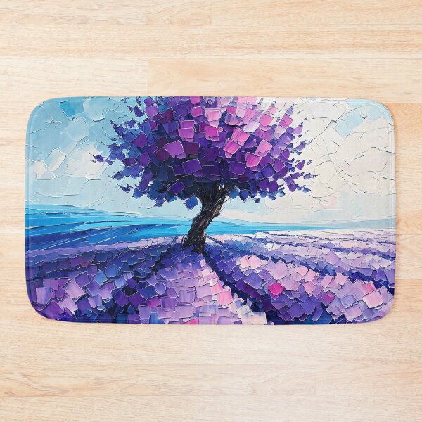 Item preview, Impressionist Fantasy Purple Pink Tree On A Hill  designed and sold by DEC02.