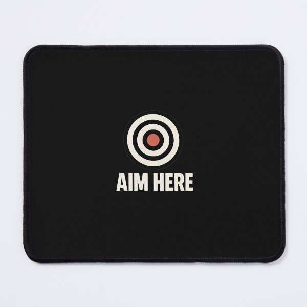 Item preview, Aim Here? Minimalist and modern target design designed and sold by WondoraShop.