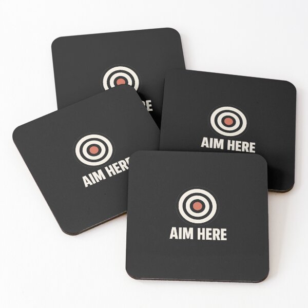 Item preview, Aim Here? Minimalist and modern target design designed and sold by WondoraShop.
