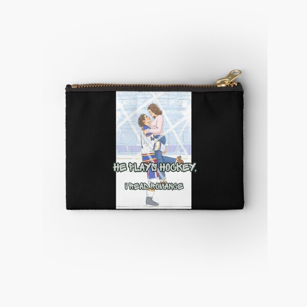 Item preview, He Plays Hockey I Read Romance Off-Campus Aesthetic designed and sold by CKM-style.