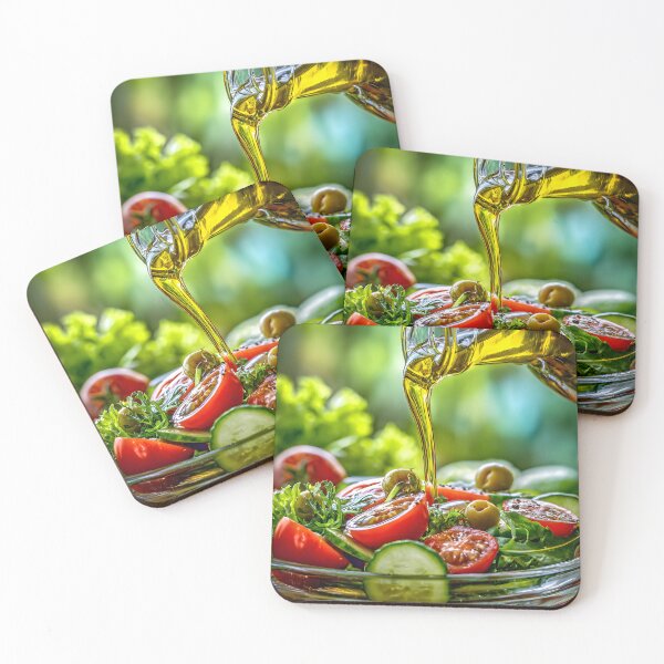 Item preview, Fresh Garden Salad with Olive Oil Drizzle designed and sold by Artessie.