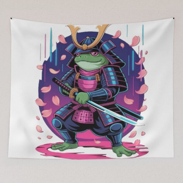 Item preview, Samurai Frog & Anime Friend designed and sold by tim tal.