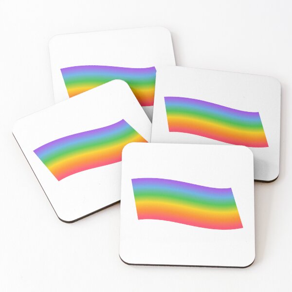 Item preview, Vibrant Rainbow Waving Flag - Colorful Gradient Floating Banner Art designed and sold by SolutionsArt.