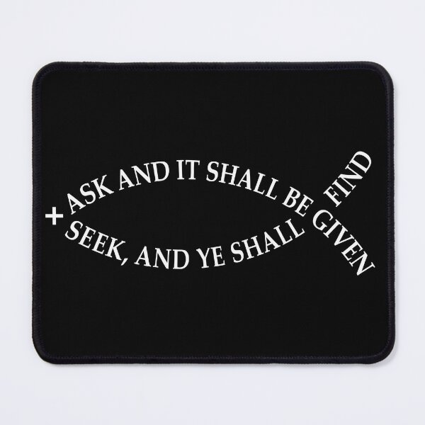 Item preview, [English] The Christian symbol of the Ichthys fish - Bible quote designed and sold by Contrast-Factory.