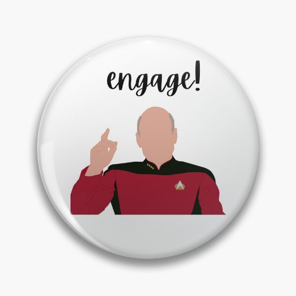 Item preview, “Engage!” Captain Picard Faceless designed and sold by RoseDesigns05.