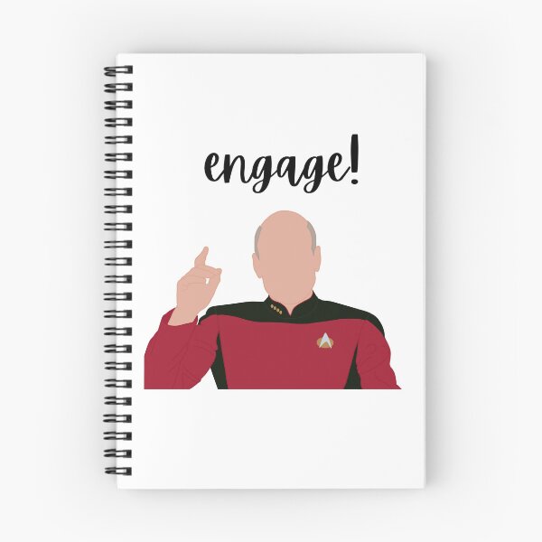 Item preview, “Engage!” Captain Picard Faceless designed and sold by RoseDesigns05.