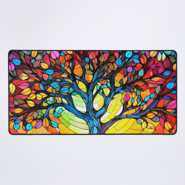 Item preview, Colorful Tree Of Life Stained Glass-Inspired Stylized Art designed and sold by DEC02.