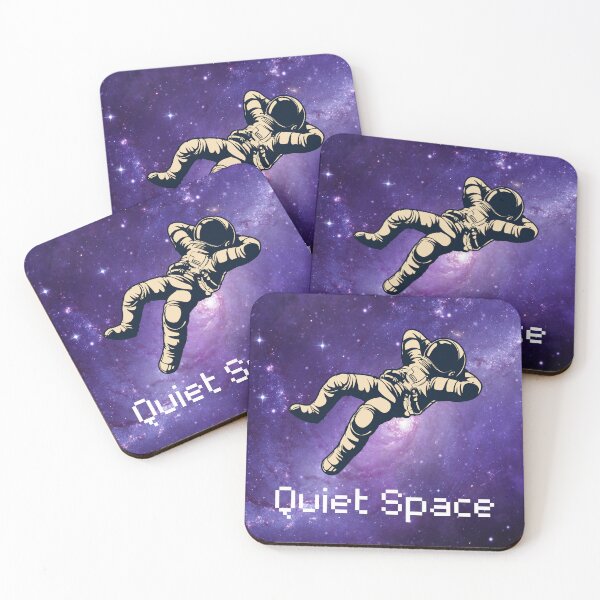 Item preview, Quiet Space Astronaut - Chill Floating Cosmic Galaxy Art designed and sold by samahl_l.