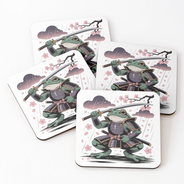 Item preview, Epic Bushido Frog Warrior designed and sold by tim tal.