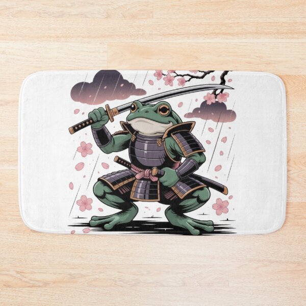 Item preview, Epic Bushido Frog Warrior designed and sold by tim tal.