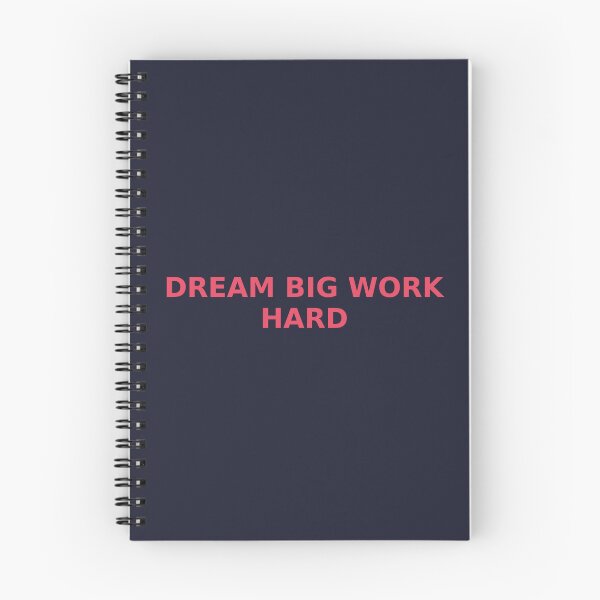 Item preview, Dream Big Work Hard designed and sold by Omega-AI.