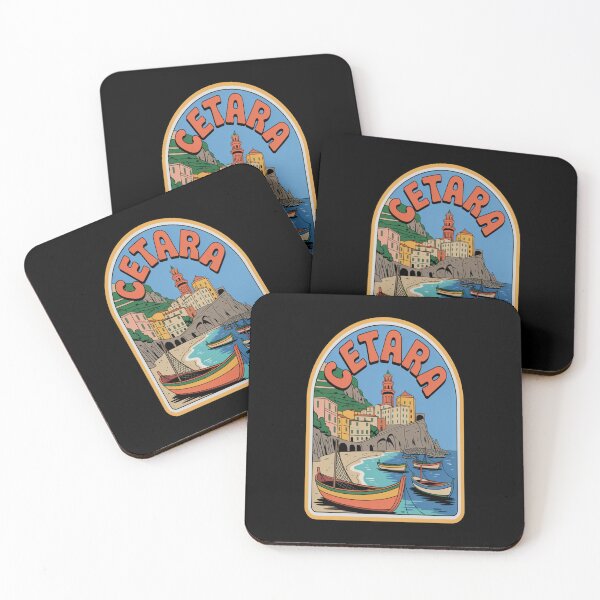 Item preview, Cetara Italy Vintage Travel Sticker designed and sold by stickercuffs.