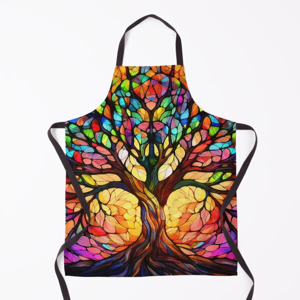 Item preview, Stained Glass-Inspired Colorful Tree Of Life Design designed and sold by DEC02.