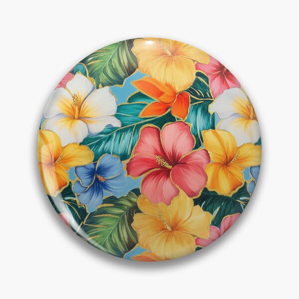Item preview, Hawaiian Tropical Flowers And Island Leaves Pattern Designs  designed and sold by DEC02.