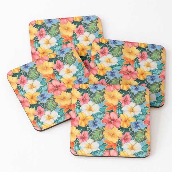 Item preview, Hawaiian Tropical Flowers And Island Leaves Pattern Designs  designed and sold by DEC02.