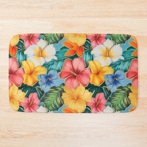 Item preview, Hawaiian Tropical Flowers And Island Leaves Pattern Designs  designed and sold by DEC02.