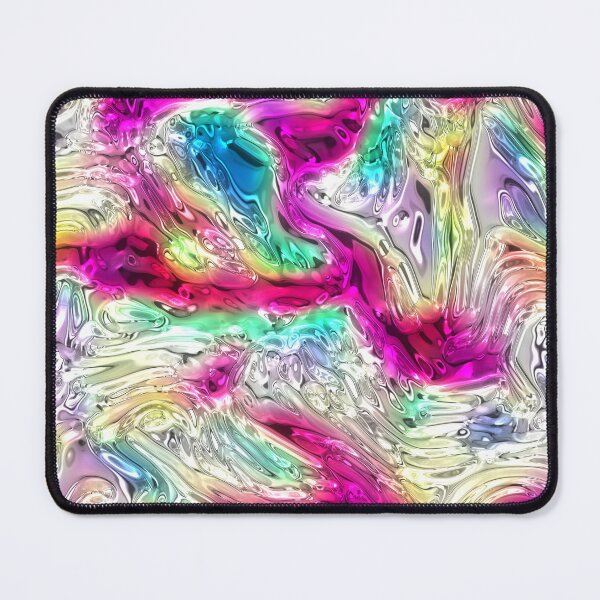 Item preview, Abalone Shell | Iridescent Fluid Abstract - Neon Liquid Chrome Metallic Texture Pattern designed and sold by Lainey1978.