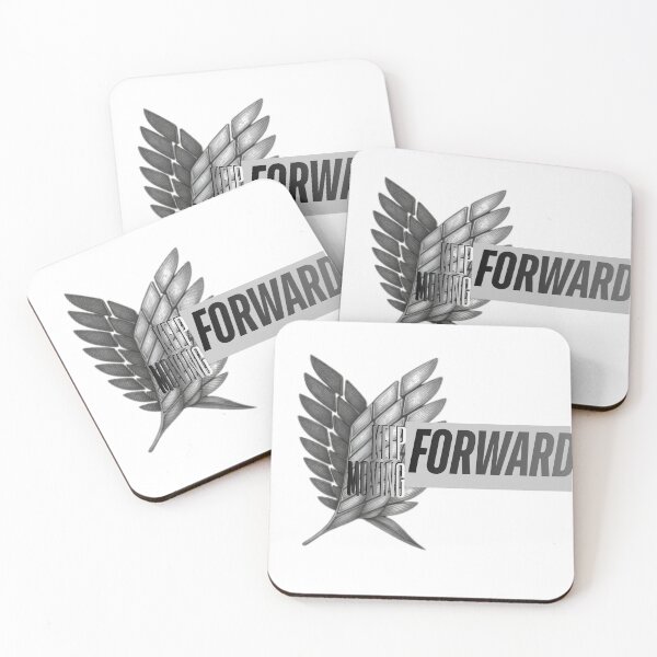Item preview, Attack On Titan "Keep Moving Forward" designed and sold by CertifiedCloth.