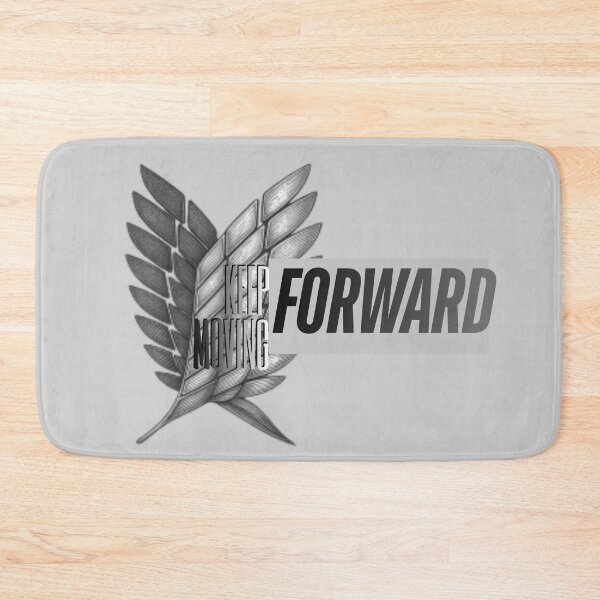 Item preview, Attack On Titan "Keep Moving Forward" designed and sold by CertifiedCloth.
