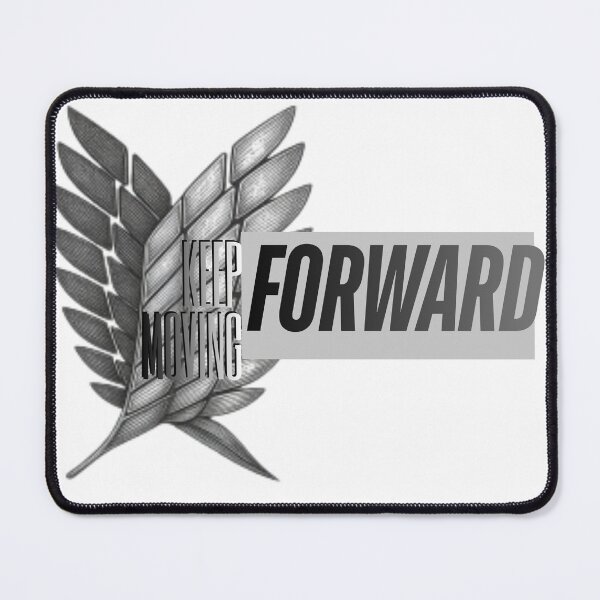 Item preview, Attack On Titan "Keep Moving Forward" designed and sold by CertifiedCloth.