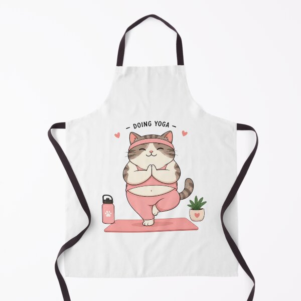 Item preview, Chubby Cat Doing Yoga designed and sold by INVITOARTE.