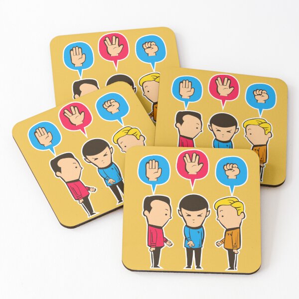 Item preview, Vulcan Hand Game - Cute Sci-Fi Space Parody designed and sold by MrGlayga.