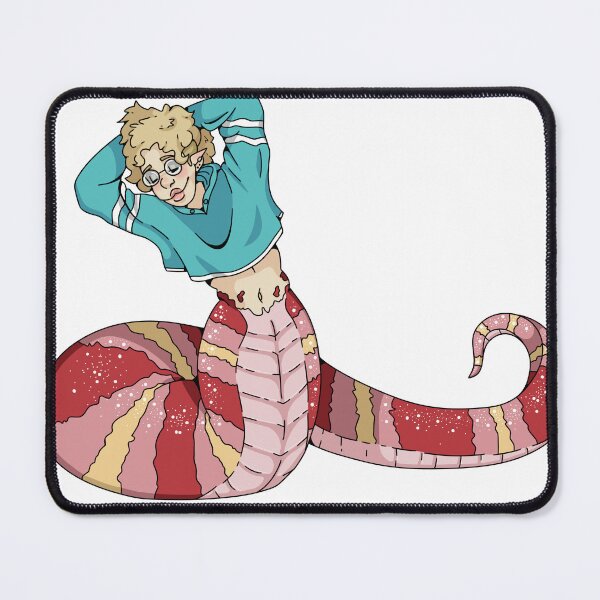 Item preview, Albino Milk Snake Lamia Snake Lady designed and sold by StudioSerpuntine.