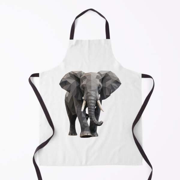 Item preview, Low Poly Elephant designed and sold by ziblod.