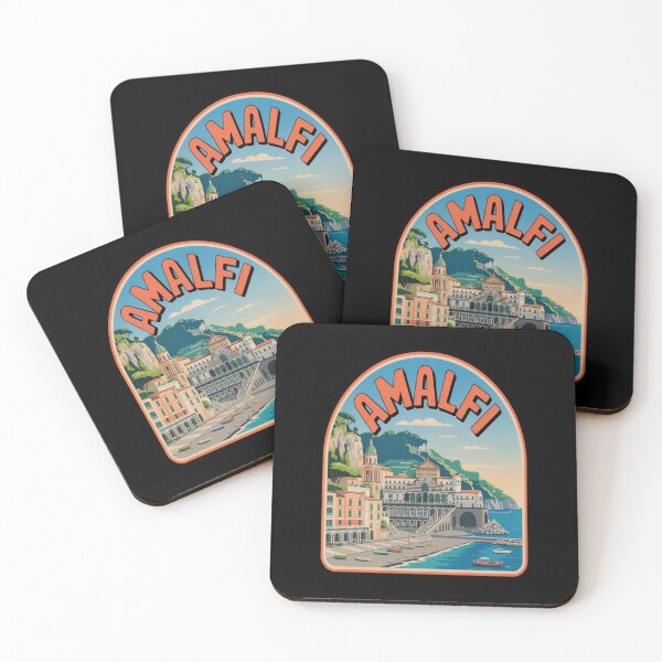 Item preview, Amalfi Italy Vintage Travel Sticker designed and sold by stickercuffs.