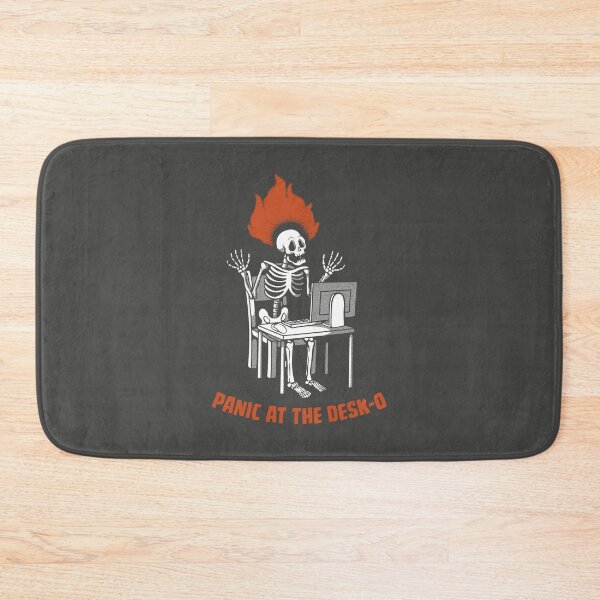 Item preview, Panic at The Desk-o Skeleton designed and sold by Tobe Fonseca®.