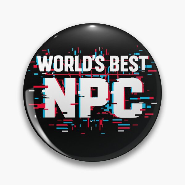 Item preview, World's Best NPC Anti-Social Gamer Introvert Humor Typographic Design  designed and sold by LoneTide.