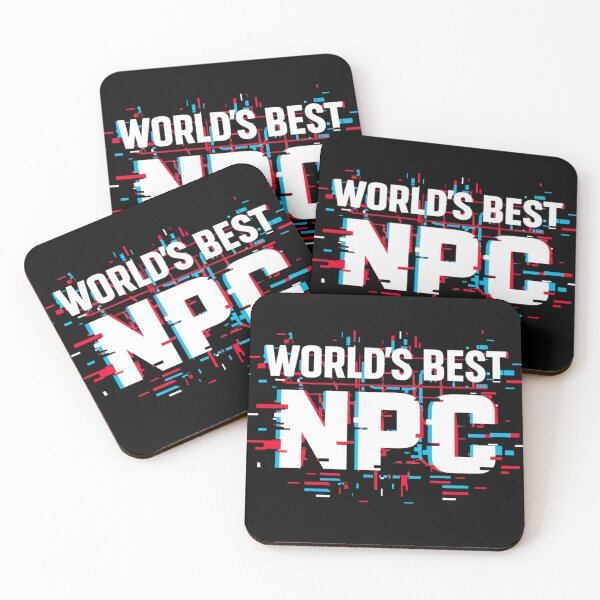 Item preview, World's Best NPC Anti-Social Gamer Introvert Humor Typographic Design  designed and sold by LoneTide.