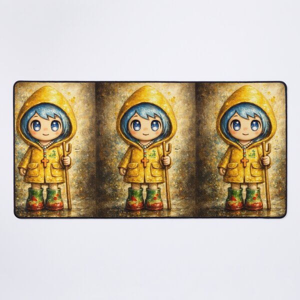 Item preview, Vatican Mascot Oil digital painting designed and sold by Dearlyprint.
