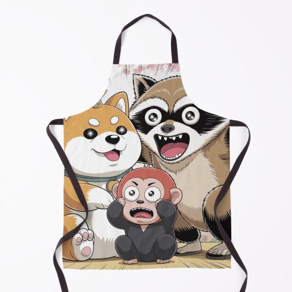Item preview, Funny Anime & Cartoon Animal Chaos Graphic Print designed and sold by tim tal.