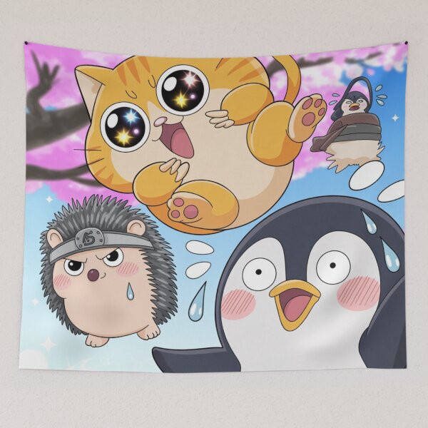 Item preview, Funny Anime & Cartoon Animal Chaos Graphic Print designed and sold by tim tal.
