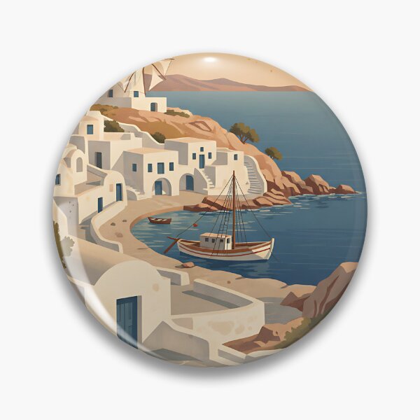 Item preview, Paros Greece, Greek Island Vintage Travel Tourism designed and sold by TravelersGems.