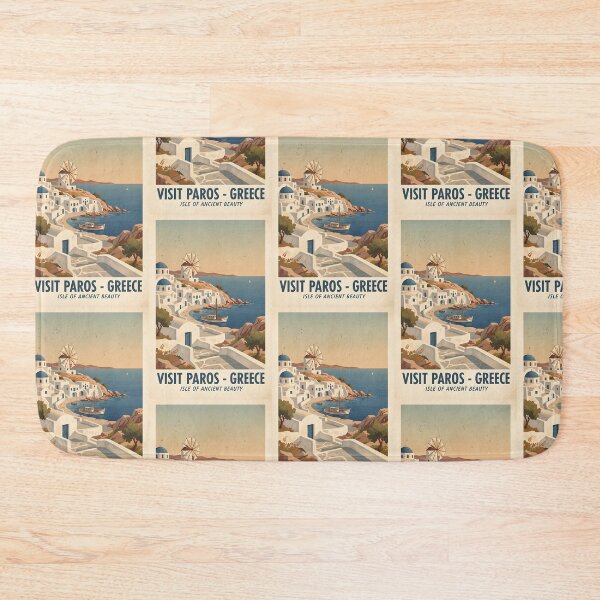 Item preview, Paros Greece, Greek Island Vintage Travel Tourism designed and sold by TravelersGems.