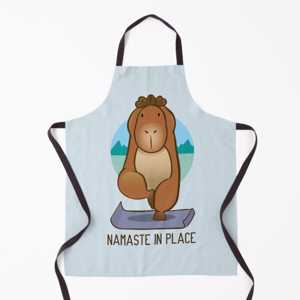 Item preview, Capybara namaste in place designed and sold by Konopikyu.