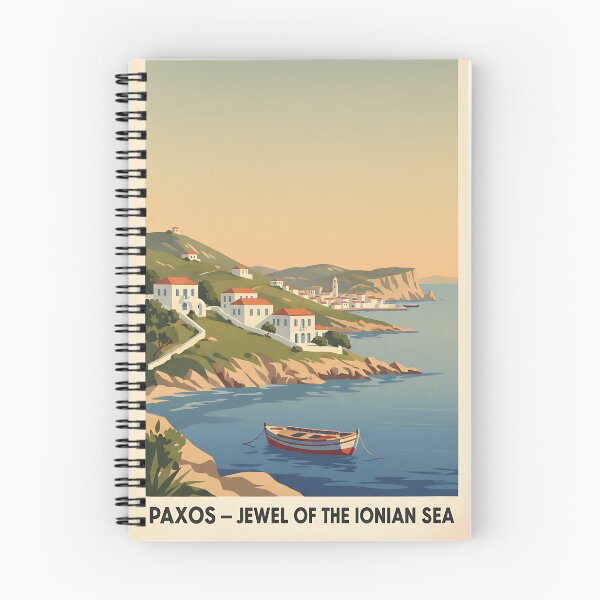 Item preview, Paxos Greece, Greek Island Vintage Travel Tourism designed and sold by TravelersGems.