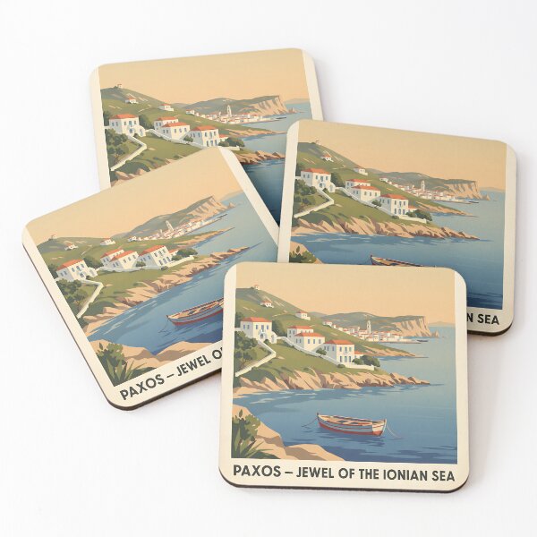 Item preview, Paxos Greece, Greek Island Vintage Travel Tourism designed and sold by TravelersGems.