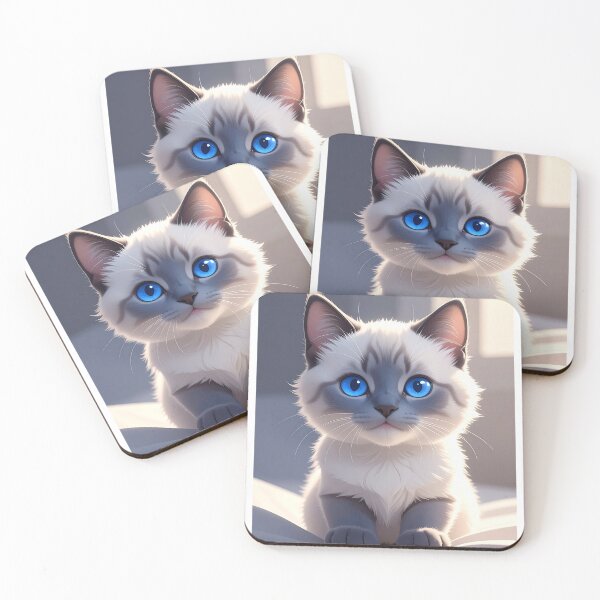 Item preview, Dreamy Blue-Eyed Ragdoll Kitten designed and sold by SabraDD.