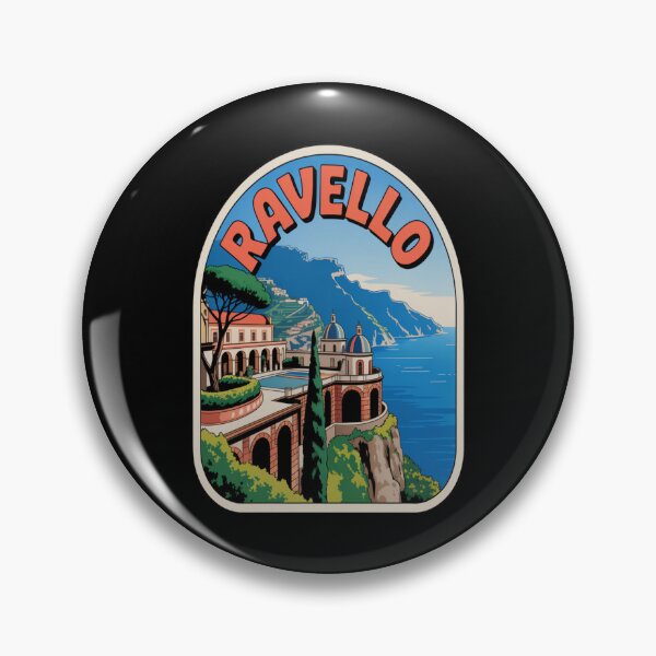 Item preview, Ravello Italy Vintage Travel Sticker designed and sold by stickercuffs.